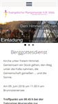 Mobile Screenshot of evang-wels.at